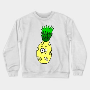 Sweet Smiling Pineapple Doodle Crewneck Sweatshirt